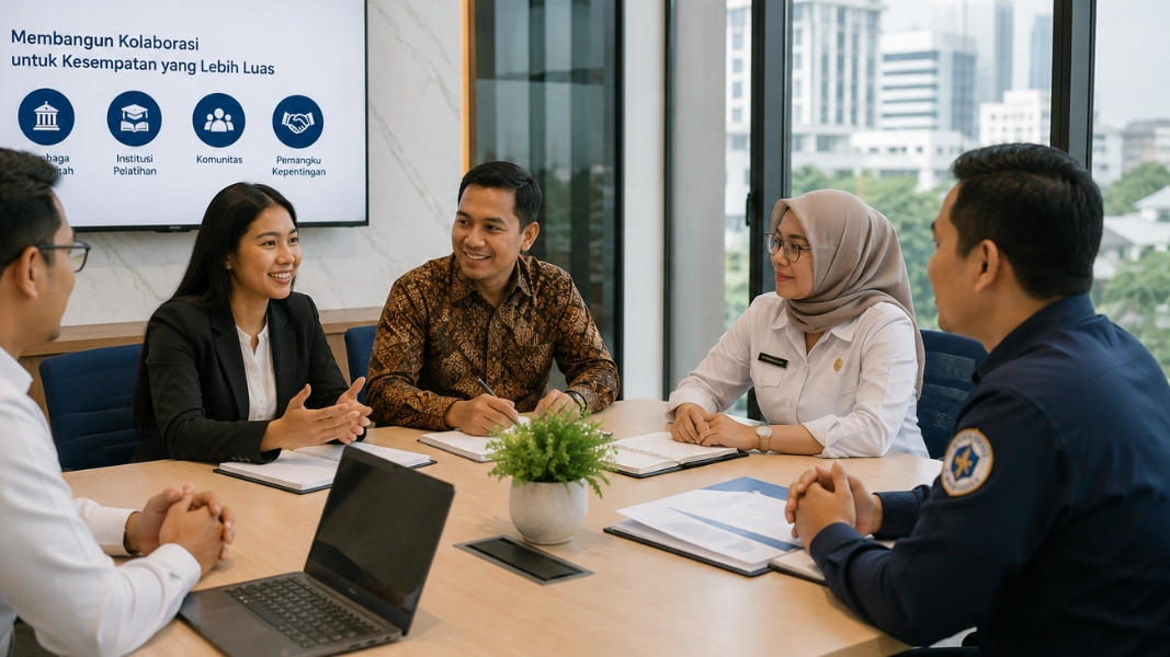 Kolaborasi dan komunikasi bersama berbagai pemangku kepentingan